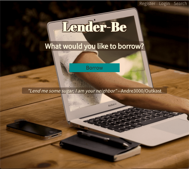 lender-be project website